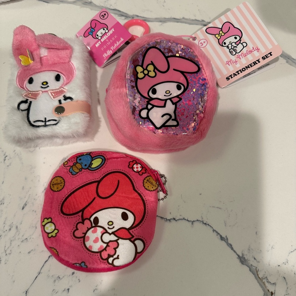 9 Piece Bundle - Hello Kitty, My Melody, and Cinnamoroll 9 Piece Bundle - Picture 3 of 5